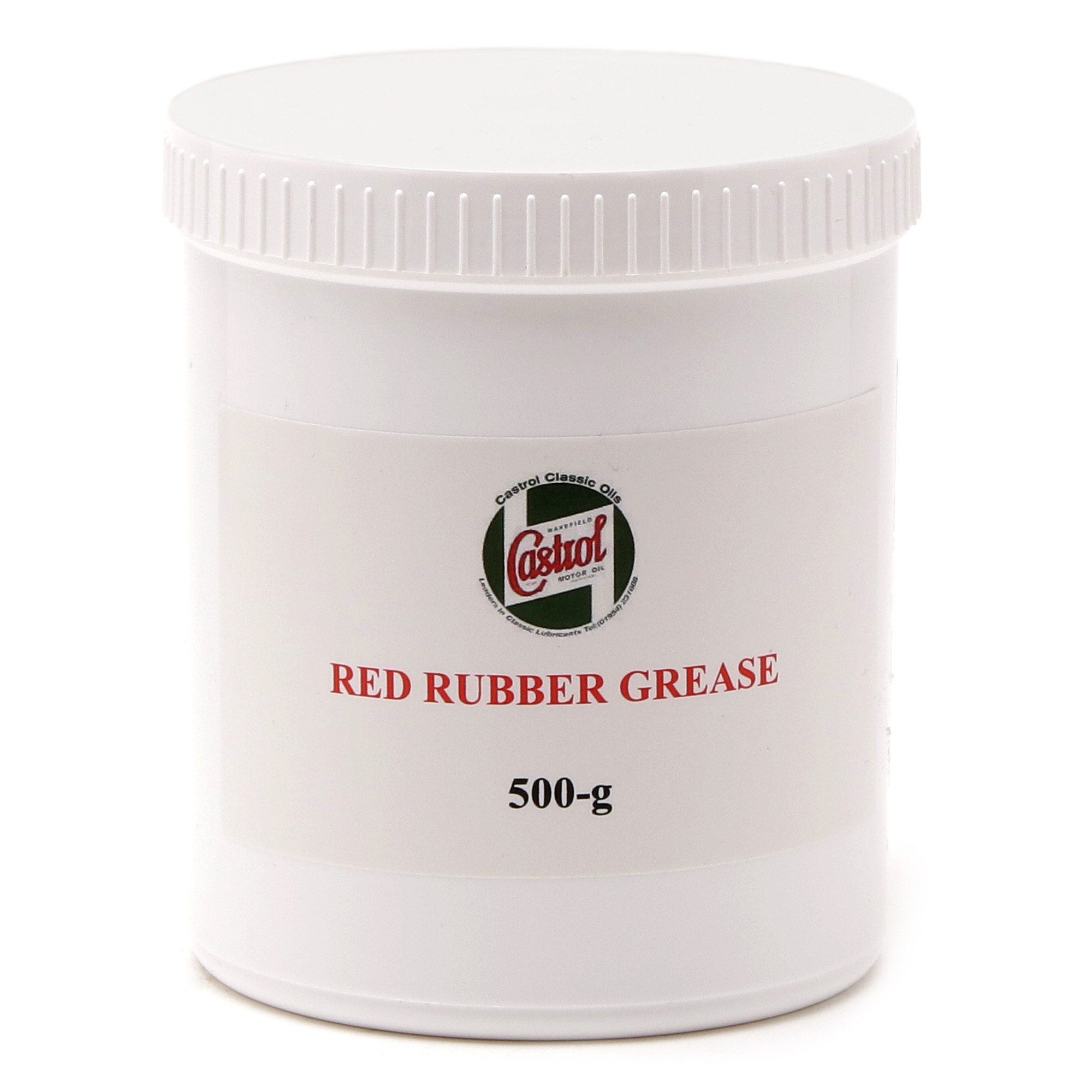 Castrol Classic Rotes Kautschukfett (Red Rubber Grease) - 500g Oldtimer Fett Dose